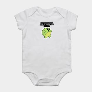 Overwhelmed Frog Baby Bodysuit